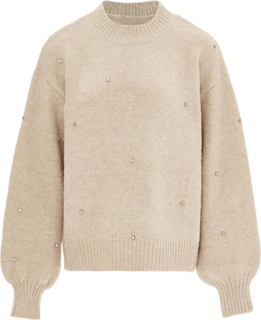 caissa damen strickpullover - beige, M