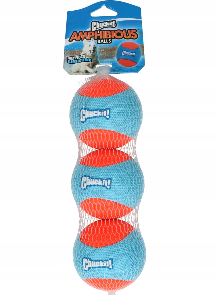 Chuckit! 32355, Pes, Míč, Modrá, Oranžová, Aport, 6,5 cm, Obrázek produktu 