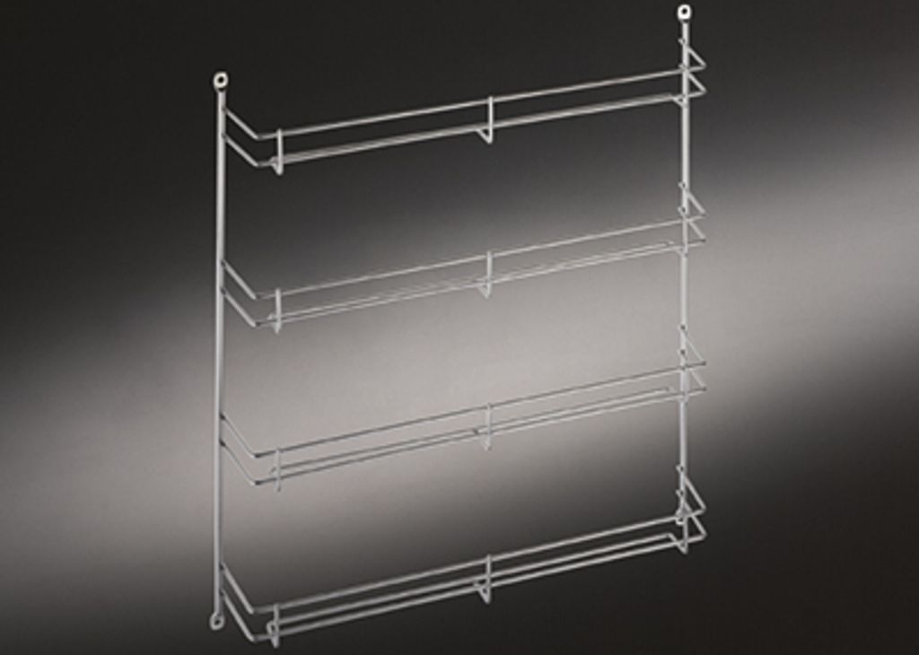 Naber Gewürzbord silber 1, 4 x 6 Dosen, silber