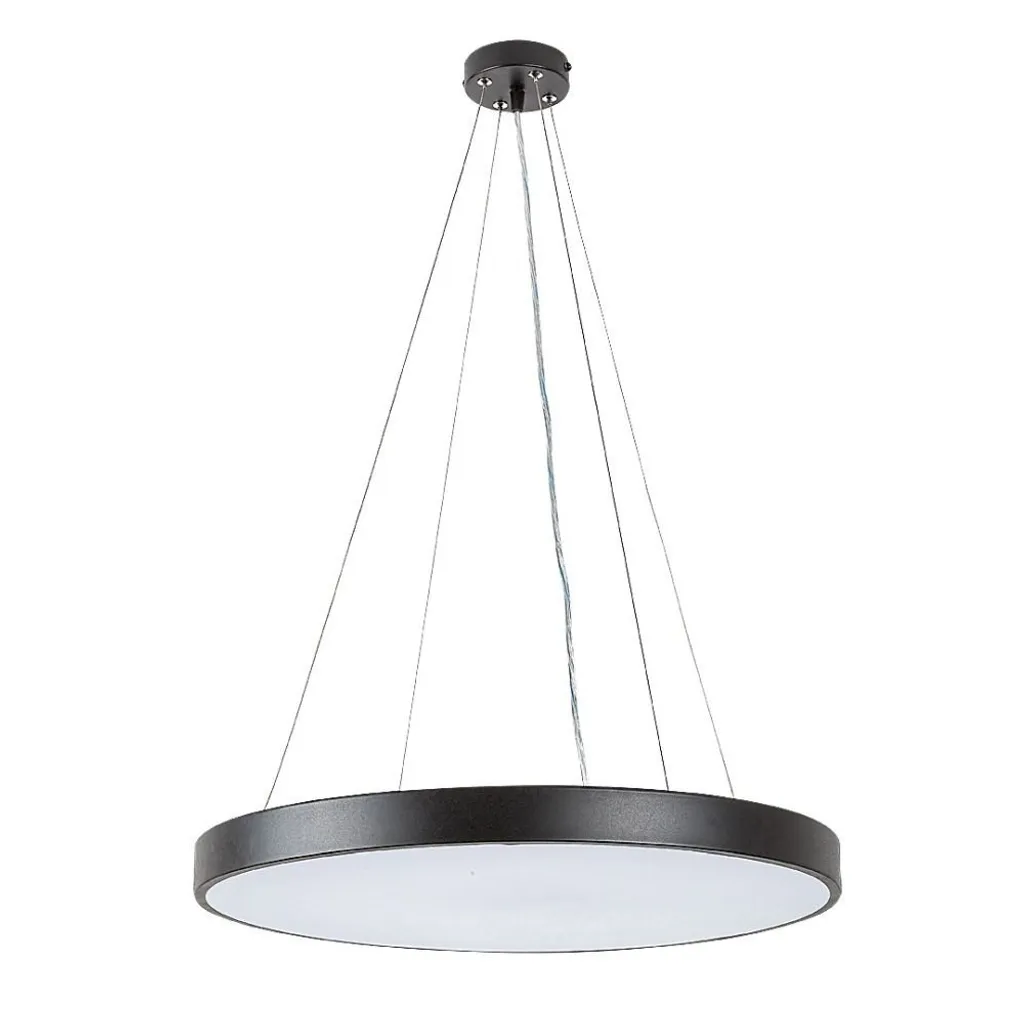 Lustre Plafonnier LED Rond Moderne Tesia, Éclairage Blanc Chaud 40cm
