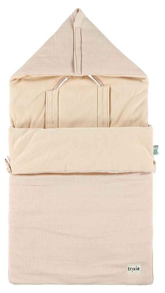 Trixie Fußsack Baby - Bliss Blossom rosa Autositz Kinderwagen