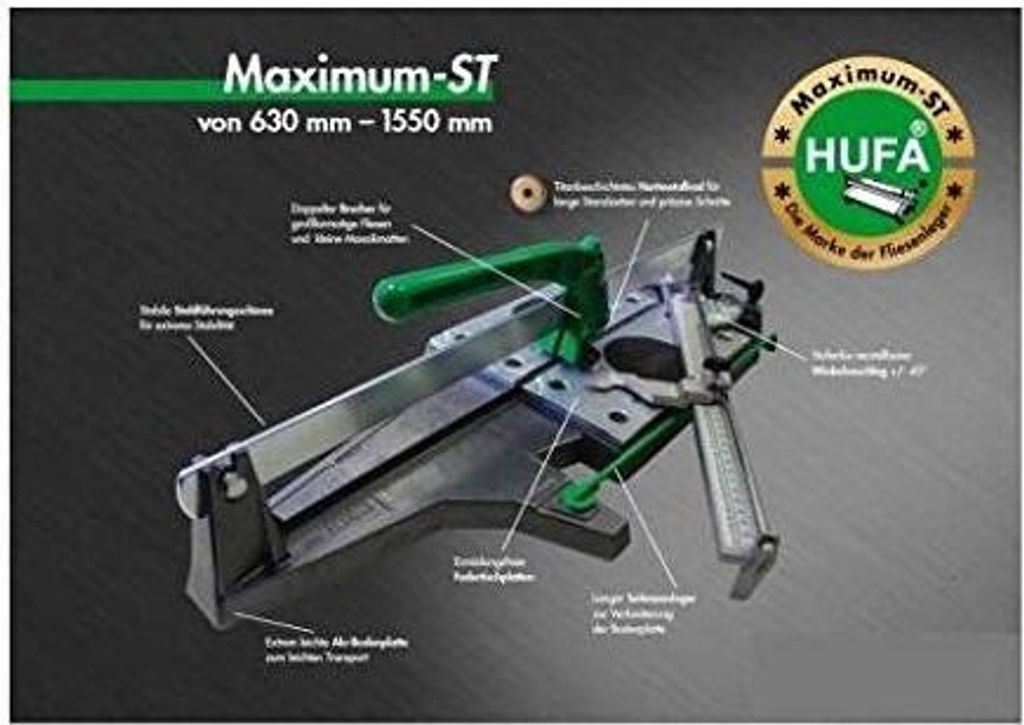 Fliesenschneider Hufa Maximum-ST 1250 mm Produktbild 15