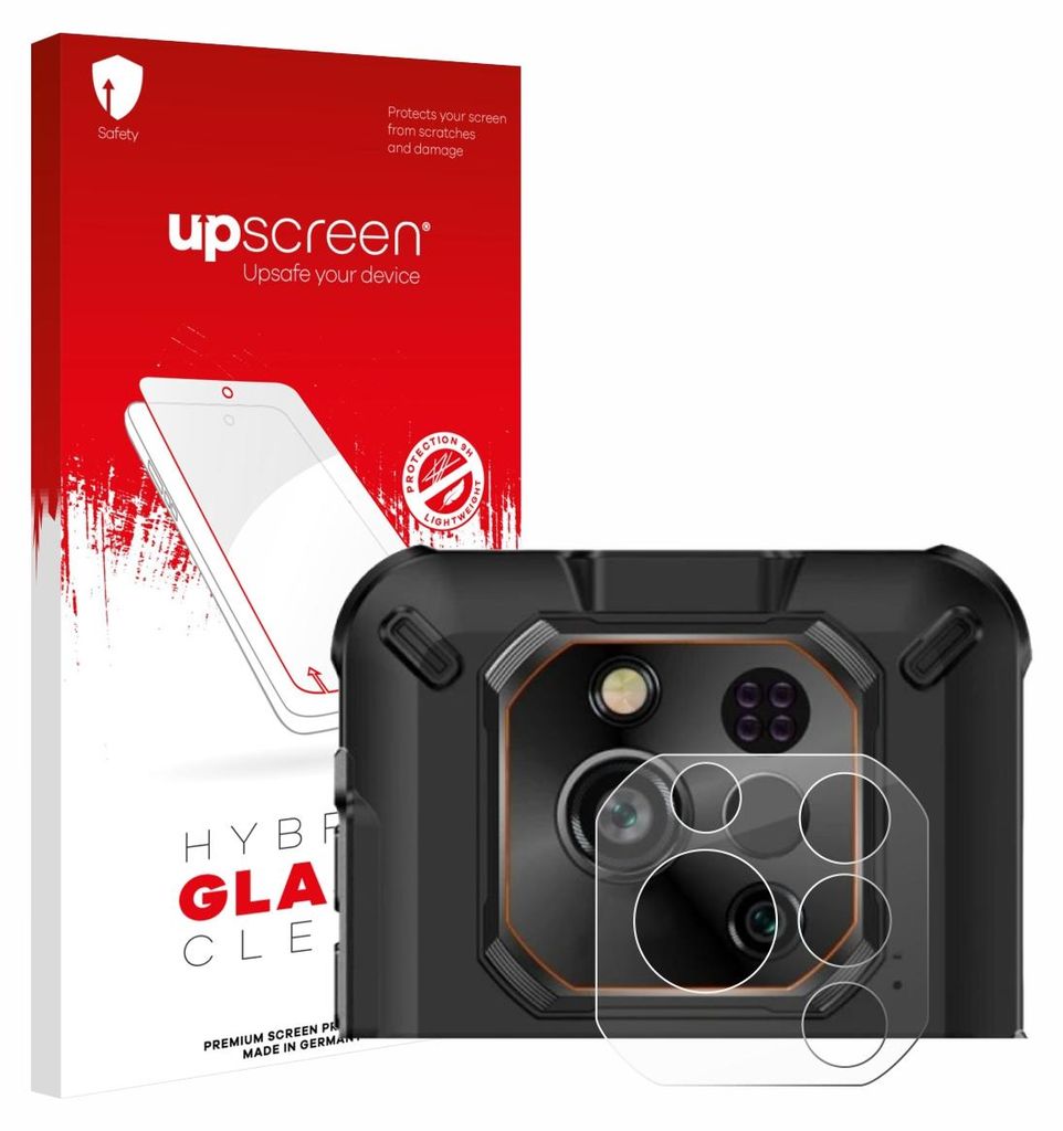 upscreen Schutzglas für Ulefone RugOne Xever 7 Pro (NUR Kameraschutz) Schutzfolie Panzer Folie Glas Display Schutz klar
