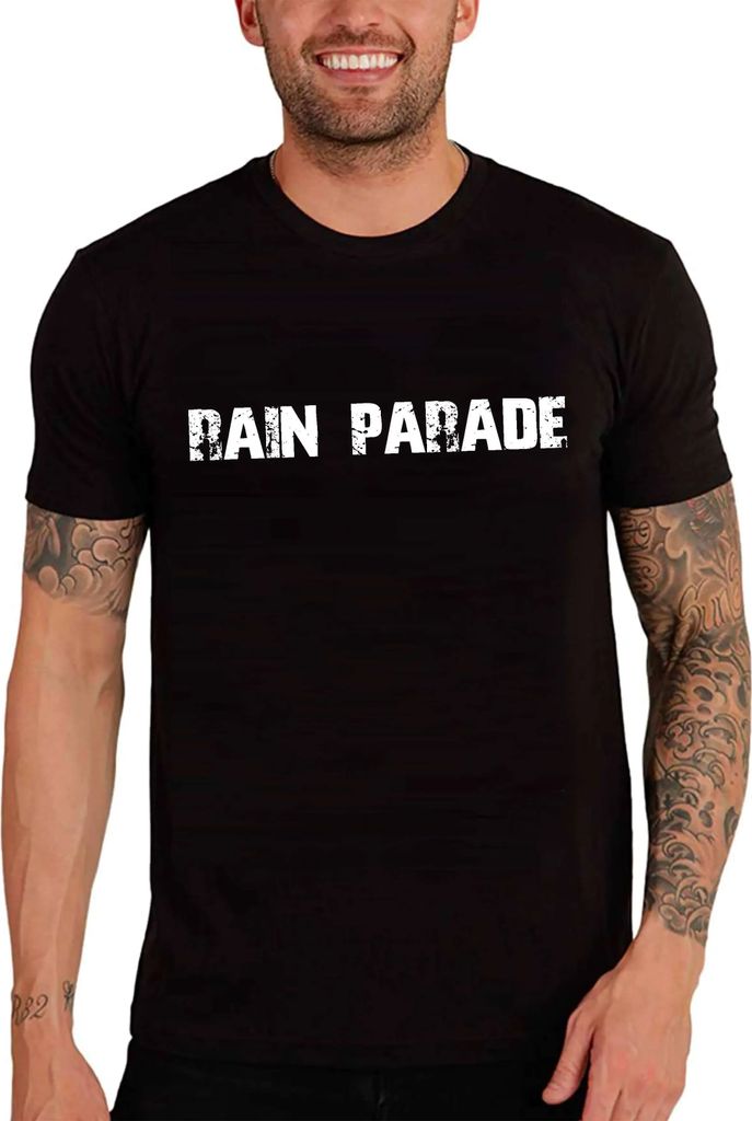 Herren Grafik T-Shirt Regenparade – Rain Parade – Öko-Verantwortlich Vintage Jahrgang Kurzarm Lustige Druck Geburtstag Geschenk Mann