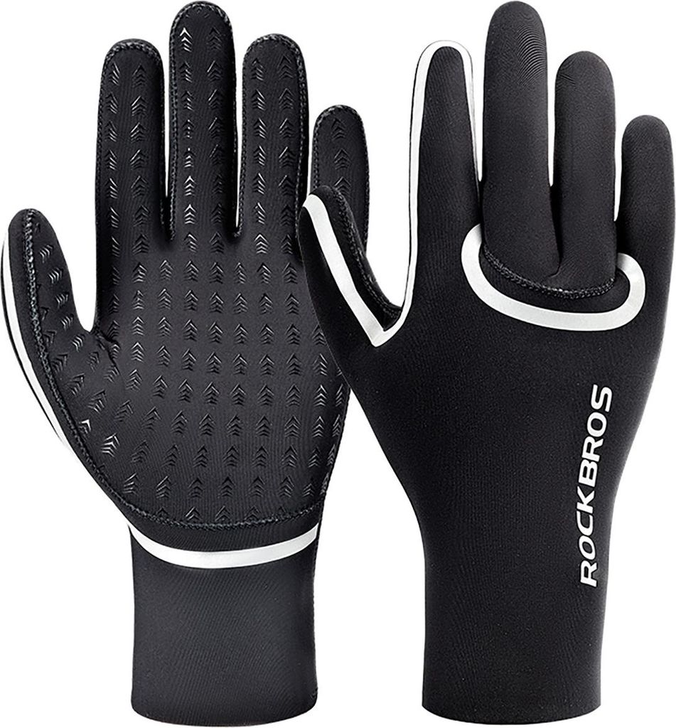 Rockbros komplett wasserdichte Fahrradhandschuhe XXL