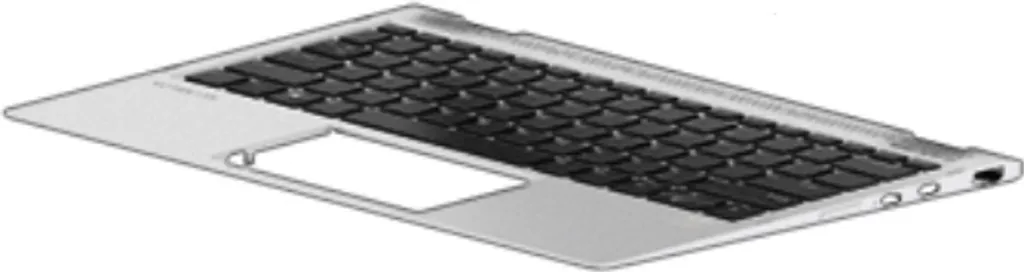 Clavier et boîtier inférieur HP 937419-041 de rechange PC portable