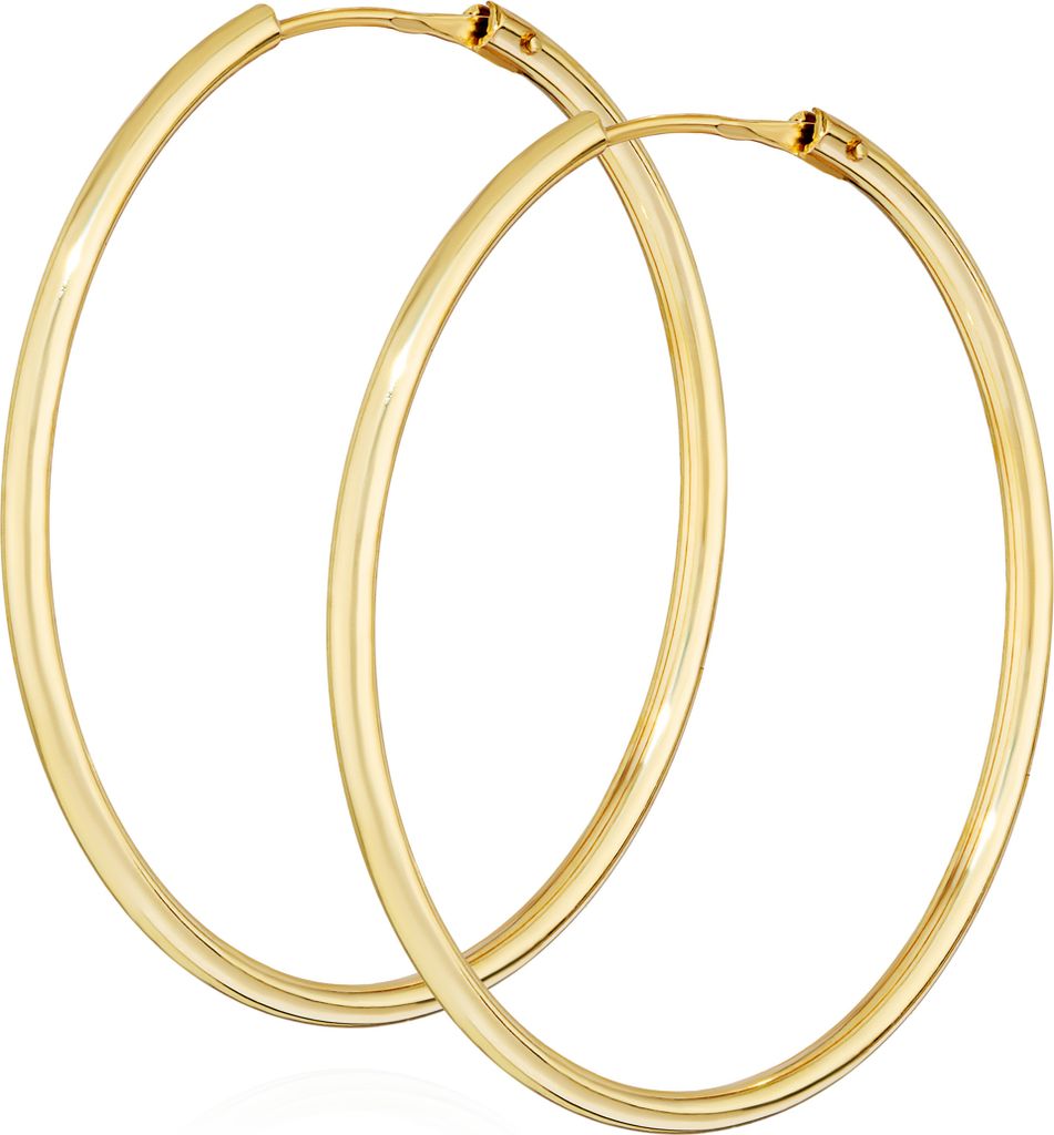 NKlaus Paar Creolen 333 Gelb Gold 8 Karat 25mm Damen Produktbild 