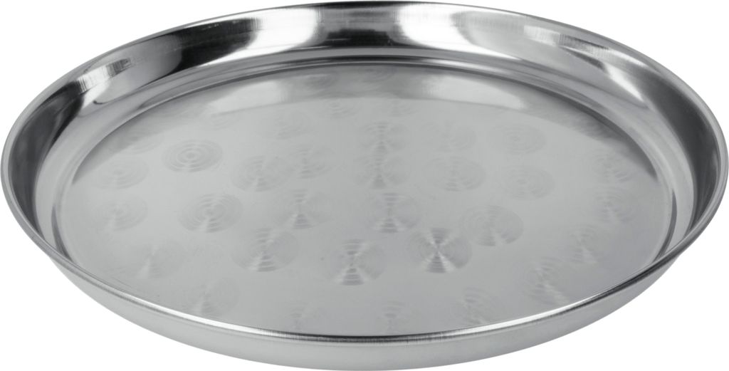 METALTEX Tablett rund 40 cm aus INOX - satiniert in Produktbild 