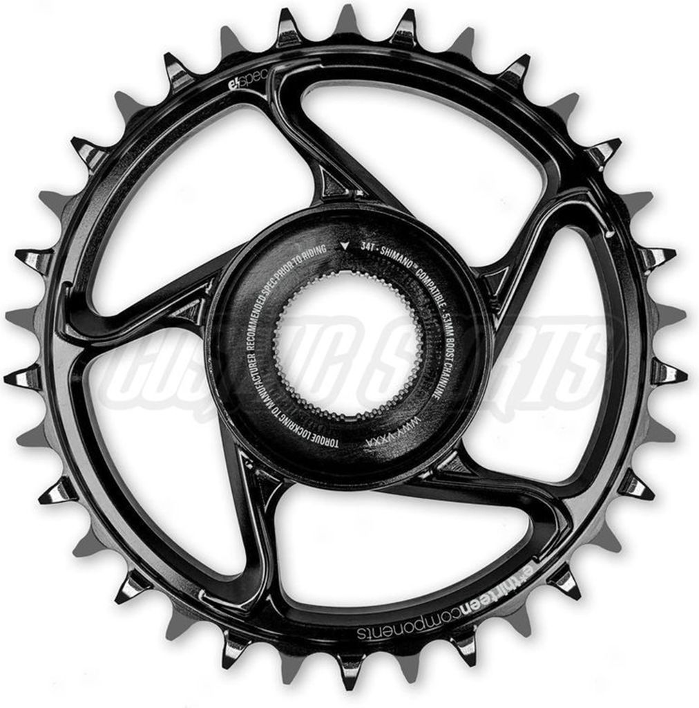 e*thirteen e*spec Shimano EP8/E8000 Direct Mount Kettenblatt, 32 Z., 53mm Kettenlinie, black