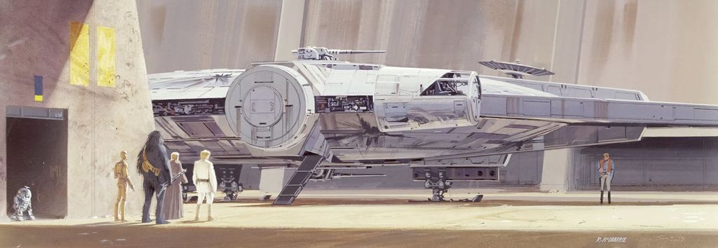Disney fototapeta STAR WARS Classic RMQ MilleniumFalcon Zdjęcie produktu 