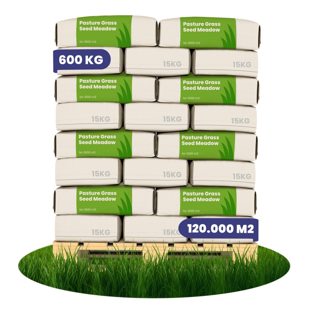 Weidesamen Meadow - speziell für Pferde und Kleinvieh (40x = 600 kg für 12 ha) - Organifer