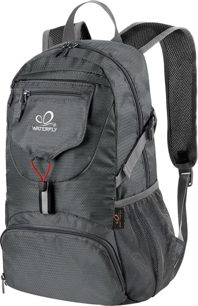 WATERFLY Zaino Pieghevole 20L Grigio - Il Tuo Alleato Ultraleggero