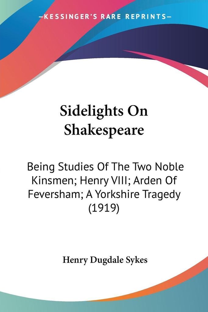 Sidelights On Shakespeare