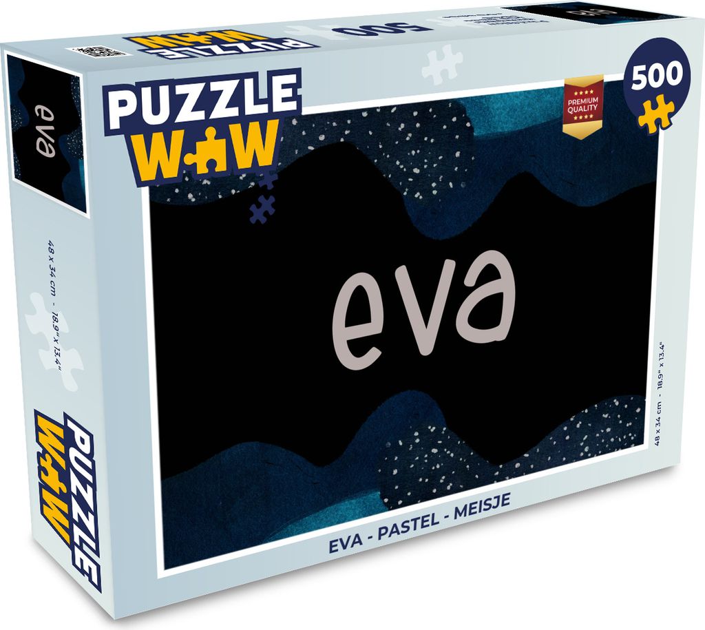 MuchoWow Puzzle 500 Teile Eva - Pastell - Mädchen - 500 Teile - Kinder - Selberbauen - Puzzlespiele