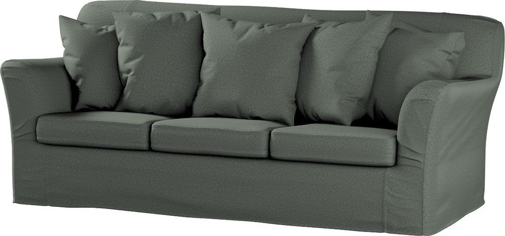 Dekoria Bezug für Tomelilla 3-Sitzer Sofa nicht ausklappbar, grau, Sofahusse, Tomelilla 3-Sitzer