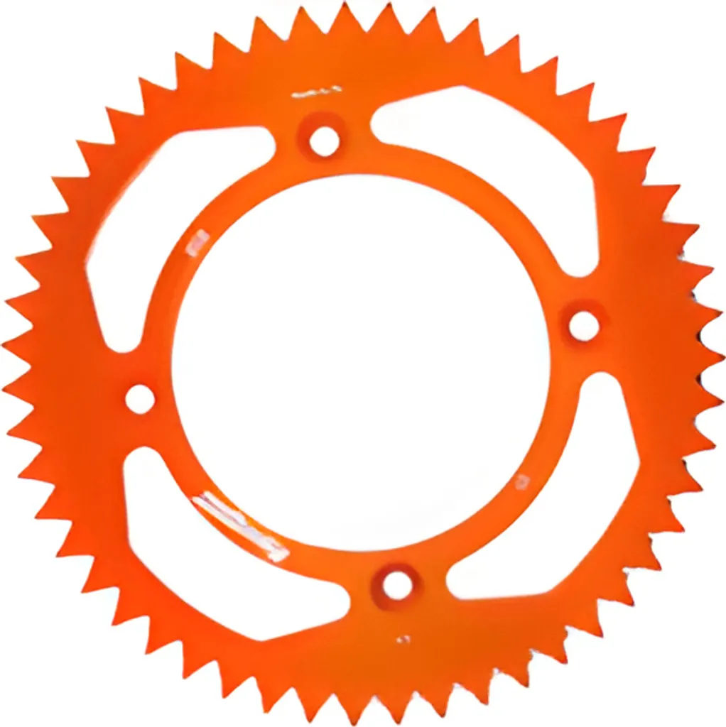Couronne Alu 428 51Z Orange : Supprimez le Poids Inutile de votre Moto