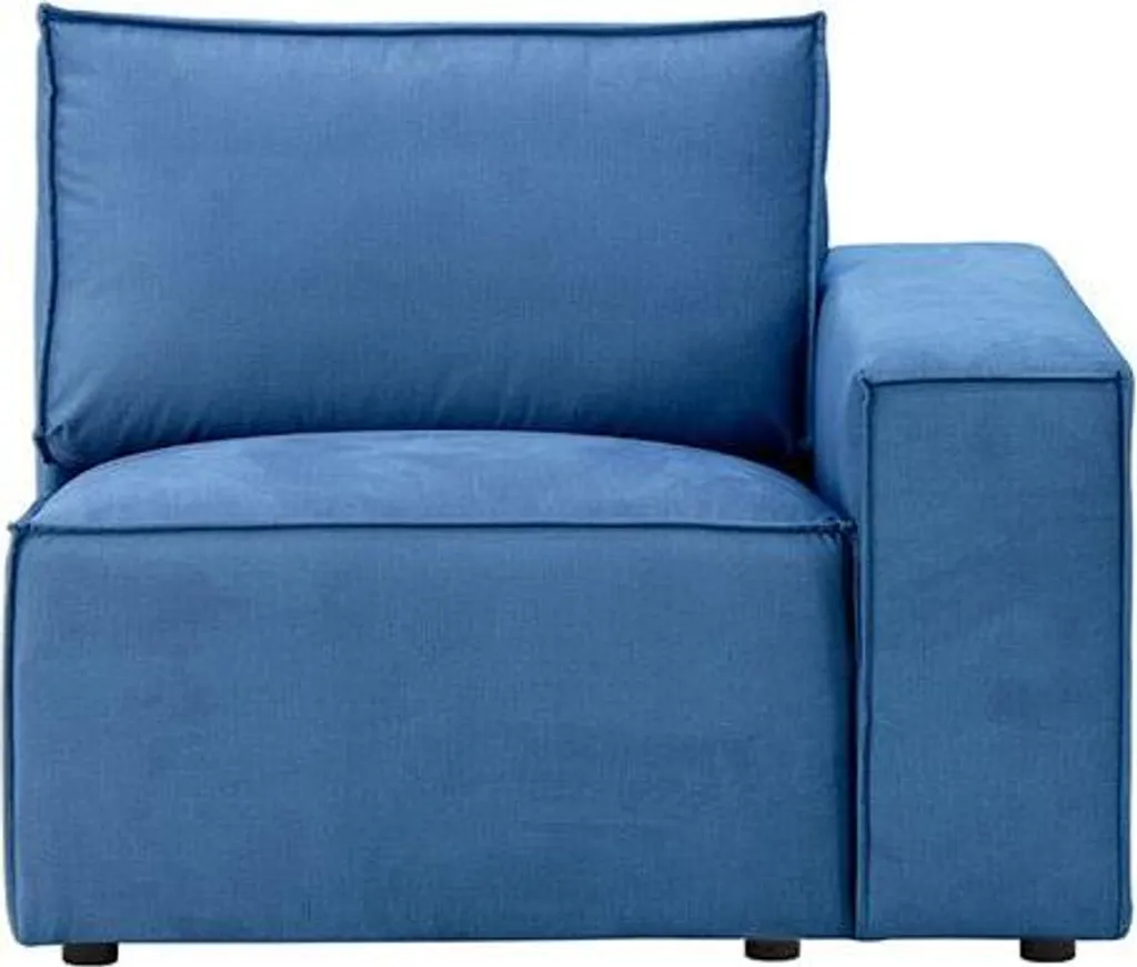Canapé Charles module d'extrémité droite 1 place Fancy 79 gris chiné