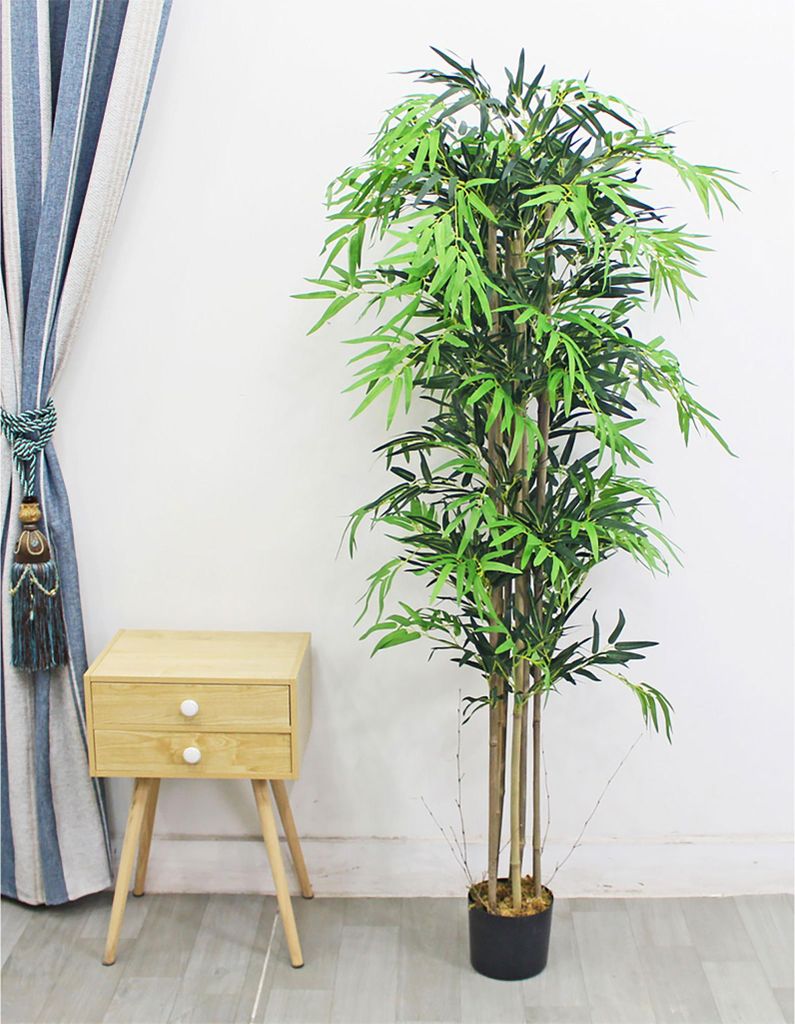 Bambus Kunstpflanze 180 cm Decovego