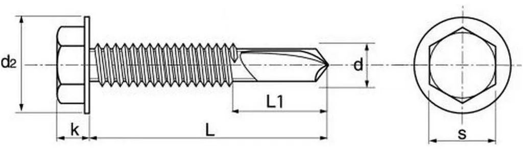 Vis Autoperceuses 5.5x50 mm avec Foret N°4 Performance Longue Durée - 4