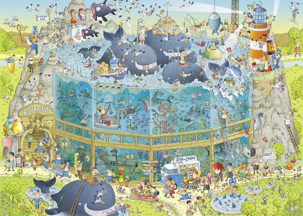 Heye Puzzle Ocean Habitat, 1000 Teile, 1000 Stück(e), Kunst Produktbild 