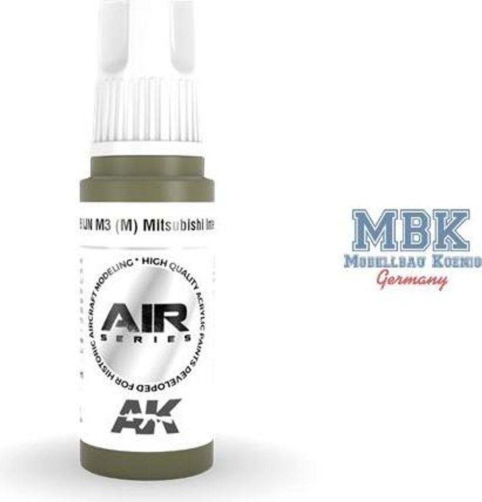 AK Interactive AK11896 - IJN M3 (M) Mitsubishi Interior Green 17ml - Neu
