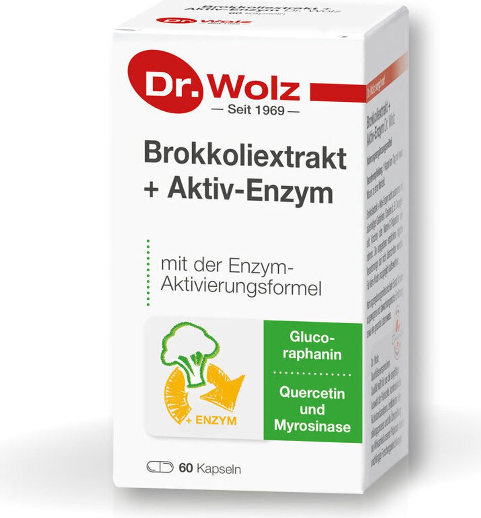 Brokolicový extrakt + aktívny enzým Dr.Wolz msr.Caps. 60 ks Obrázok produktu 