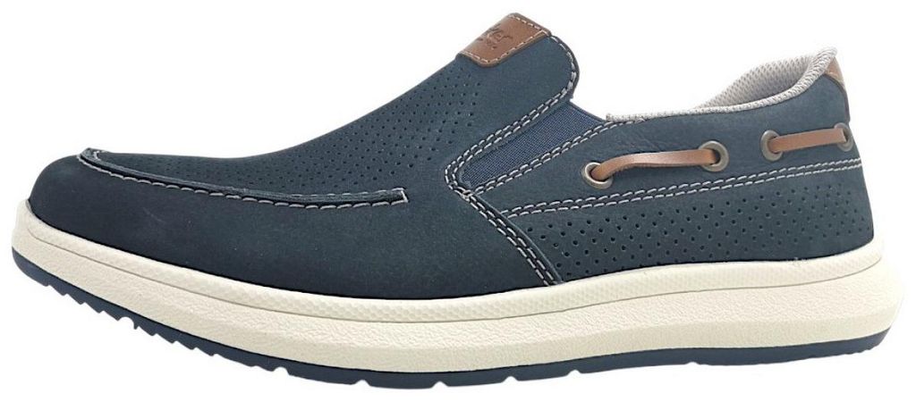 Scarpe da uomo Rieker, mocassini, blu, casual Immagine del prodotto 