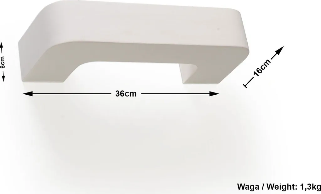 Applique MAGNET Solution Éclairage Indirect Céramique E27 15W 36cm - 27