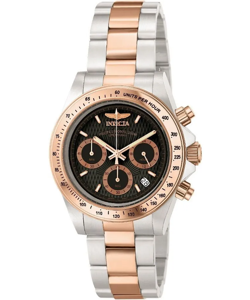 Invicta Speedway 6932 Montre Homme Durable Résistante aux Rayures Noir