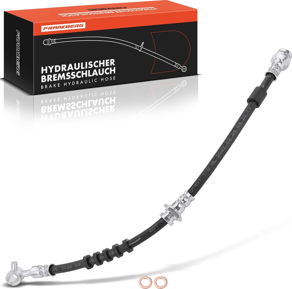 Frankberg 1x Bremsschlauch Bremsschläuche Vorderachse Rechts für Nissan Primera P10 Hatchback