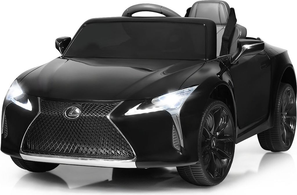 DREAMADE 12V Kinder Elektroauto, lizenzierte Aufsitz-Lexus LC500 mit 2,4G Fernbedienung, Elektroauto mit MP3 & USB, Elektroauto mit Hupe & LED Sche...