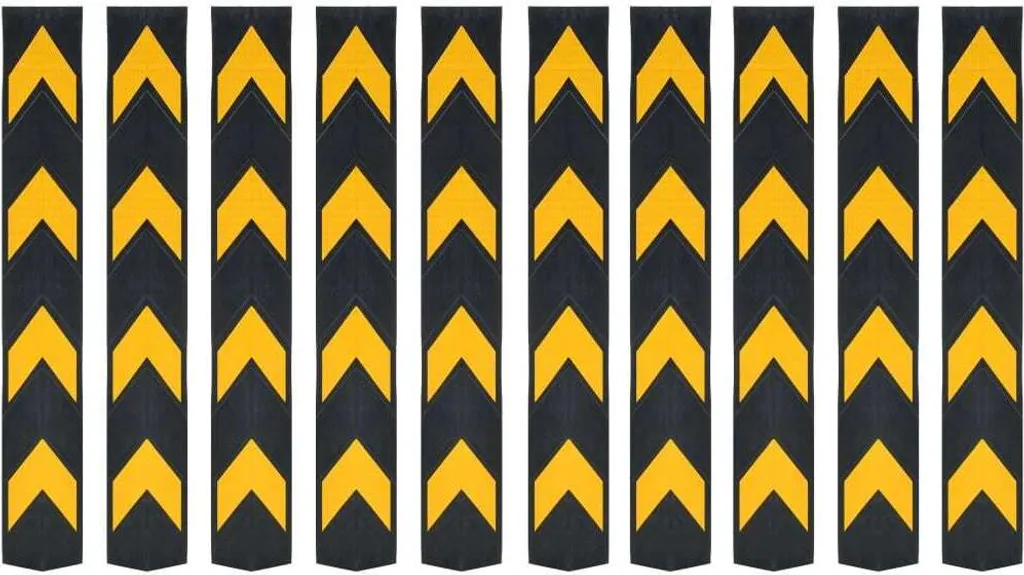 Évitez les chocs muraux avec ces protections d'angle en caoutchouc 80 cm