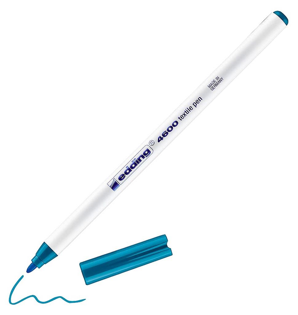 edding 4600 Textilstift orientblau
