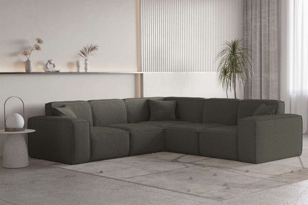 Ecksofa Designersofa CELES PREMIUM Stoff Ascot Bukla Produktbild 