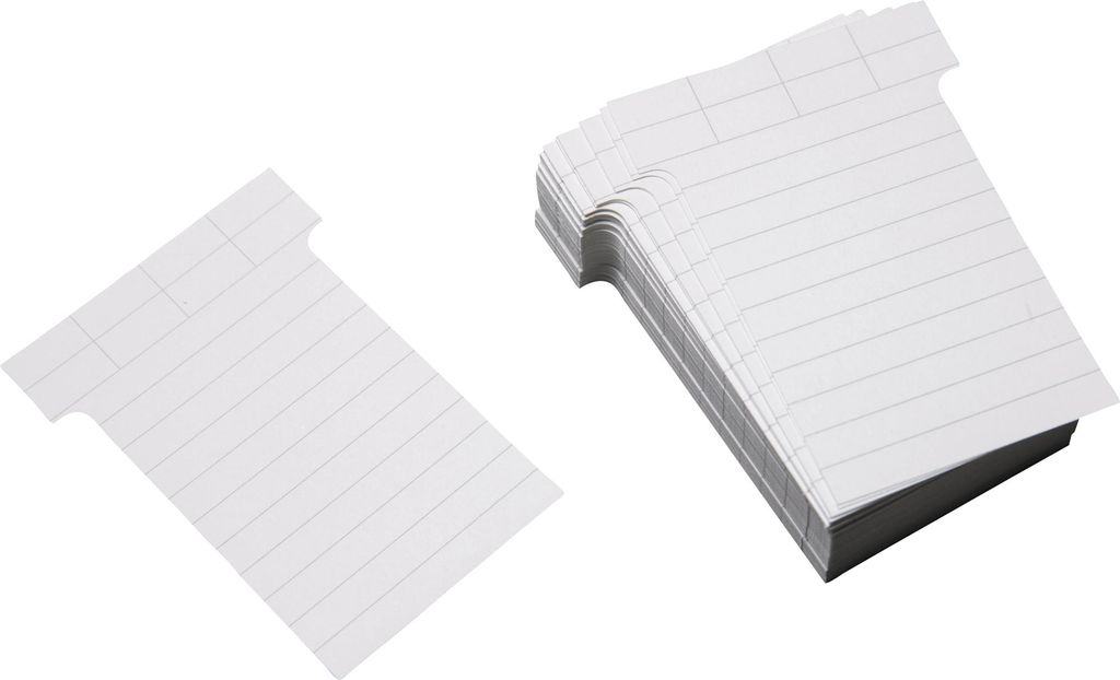 Ultradex T-Karte 542158 60x85mm weiß 100 St./Pack.
