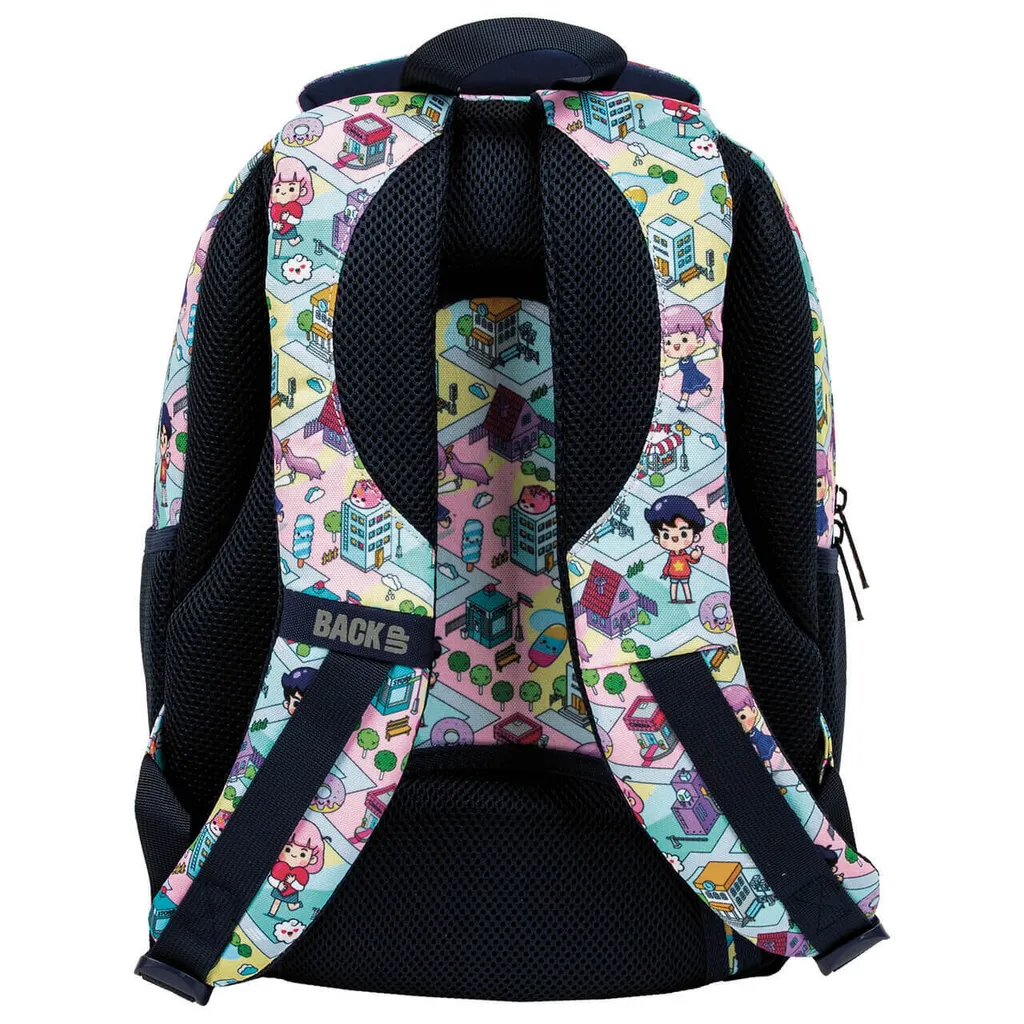 Sac à dos d'école BACKUP 5 P01 Derform idéal pour le primaire et collège - 4