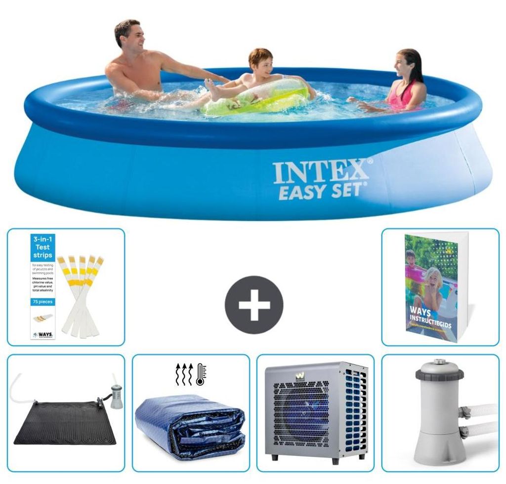 Easy Set Pool Rund - 366x76 cm - 7-teilig S42