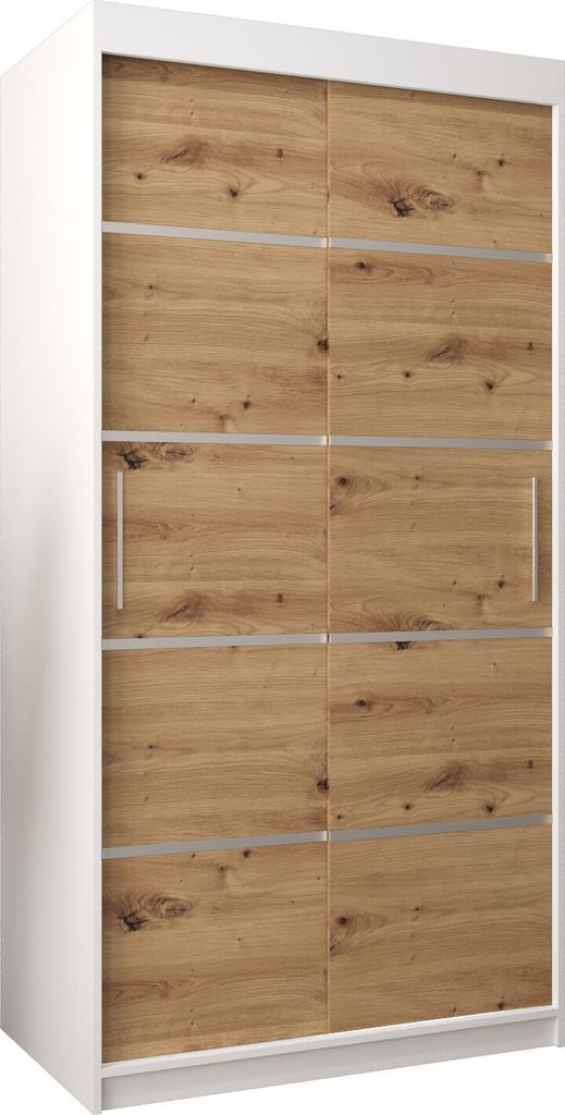 Kleiderschrank, Schiebetürenschrank Schlafzimmer, Schrank VERONA 1 100 cm
