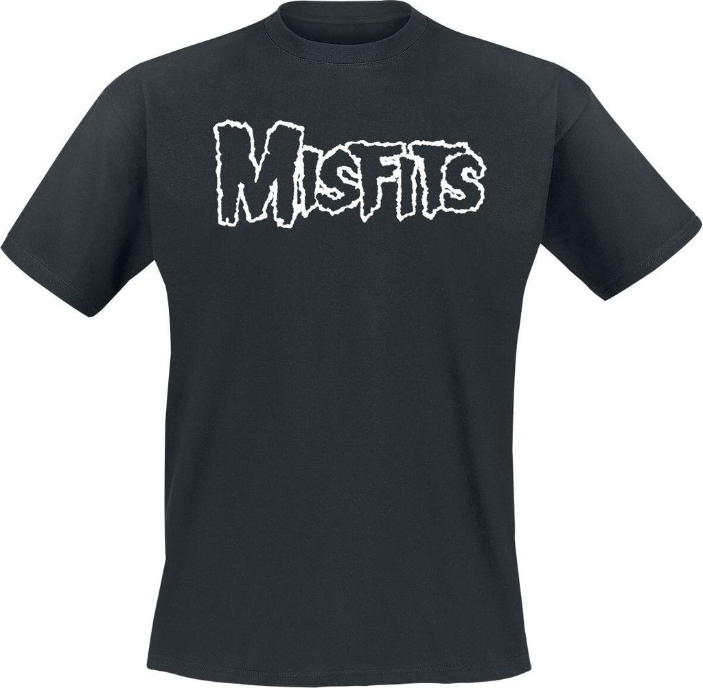 Misfits T-Shirt Herren Logo schwarz S