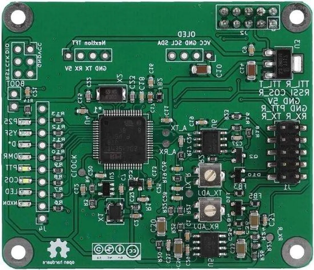 Carte répéteur DMR de réseau radioamateur pour modem vocal VHF