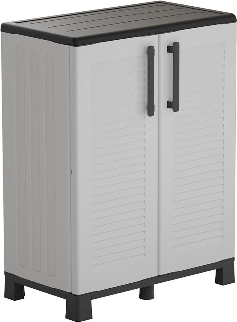 Armoire Basse Polypropylène Rangement Compact Et Résistant Image du produit 