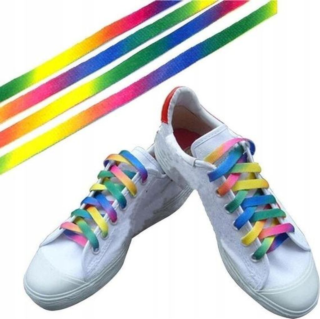 Dúhové šnúrky PARA Rainbow Colour 100cm PL48h Obrázok produktu 