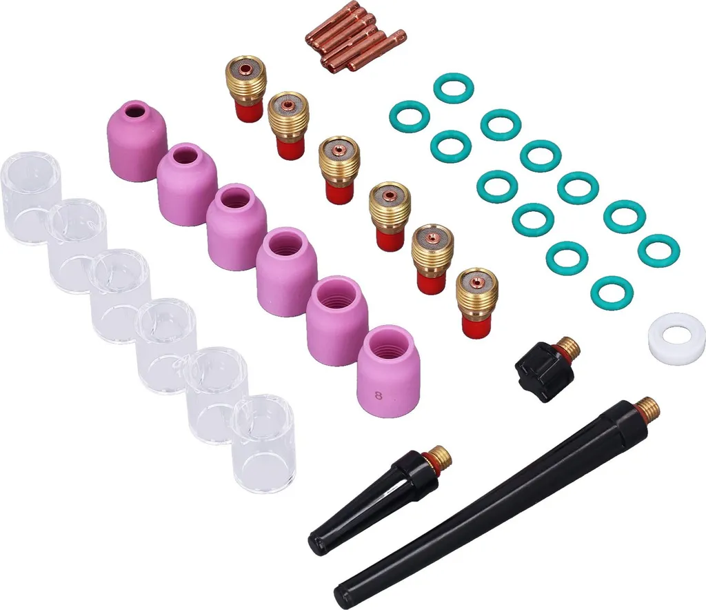 Kit accessoires 40 pièces pour torche TIG WP-9/20/25 avec lentille gaz