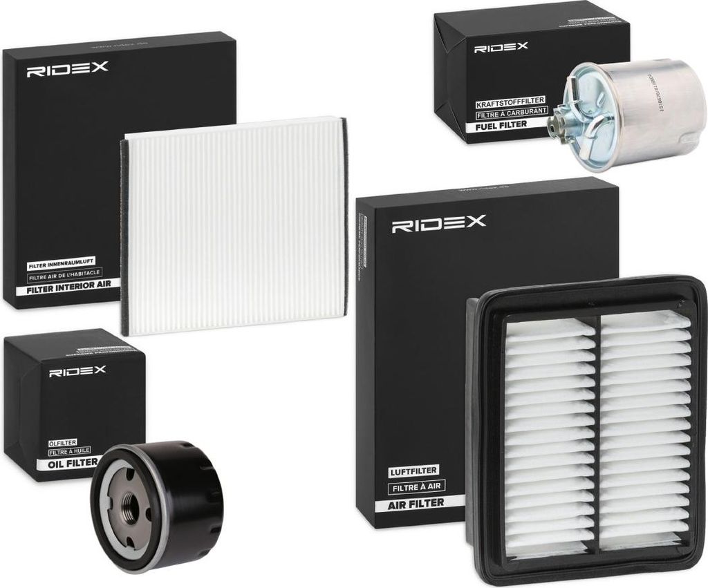 RIDEX Filterset Inspektionspaket Filtersatz für SUZUKI JIMNY (FJ)