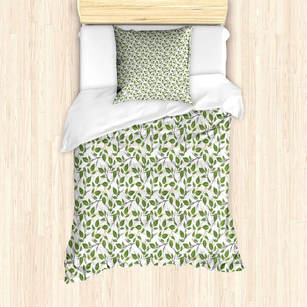 Copripiumino Tropicale ABAKUHAUS 135x200 | Stampa Foglie Design