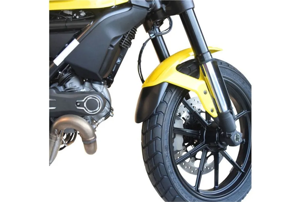 Protégez votre Moteur avec l'Extension Garde-boue PUIG Ducati Scrambler