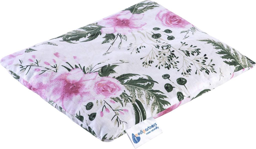 Medi Partners Kirschkernkissen Körnerkissen groß Wärmekissen 500g Rechteck 20x25cm Öko Natur 100% Baumwolle Wärme + Kältetherapie Massagether...