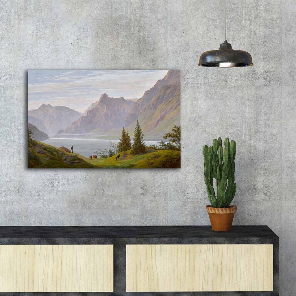 Wallity, FAMOUSART- CVT1437, Bunt, Leinwandbilder, 45 x 70 cm, 100% Wildleder -Leinwand
