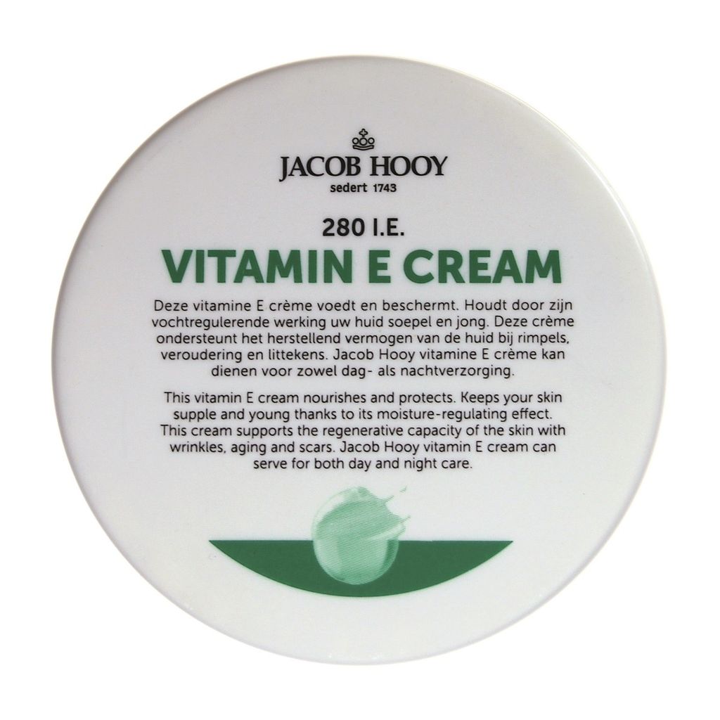 Jacob Hooy Vitamin-E-Creme (140 ml) Produktbild 