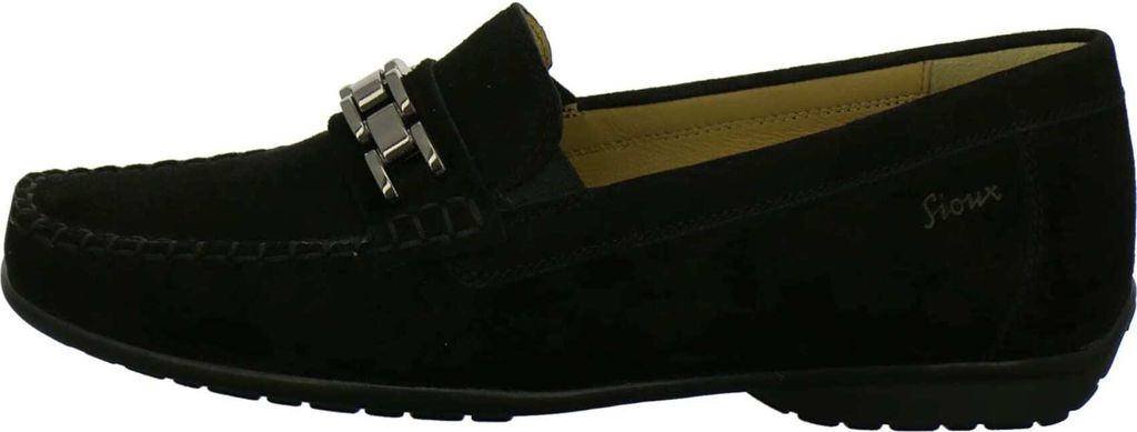 Sioux Cortizia-727-H Slipper in Übergrößen Schwarz67740 große Damenschuhe, Größe:39.5